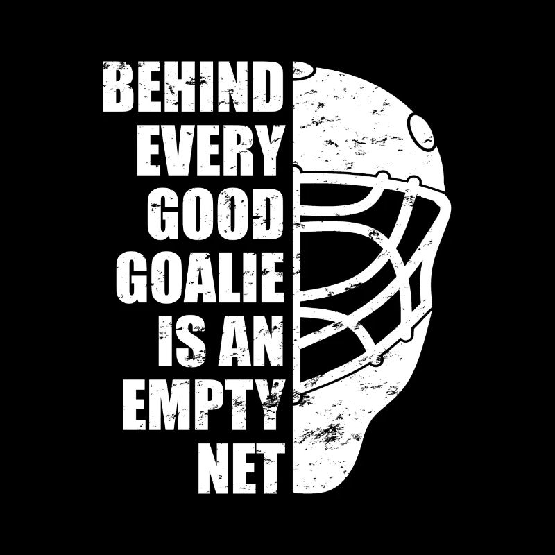 Hinter jedem Torwart ist ein leeres Netz - Hockey