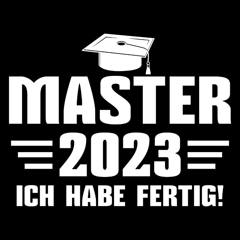 Master 2023 Masterprüfung bestanden Abschluss