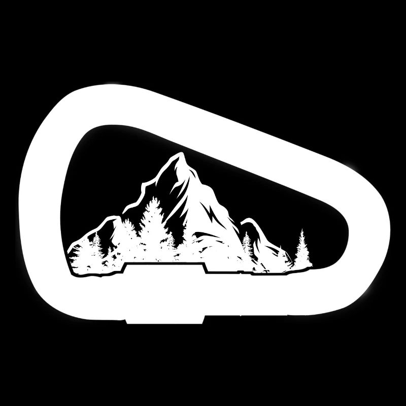 Berge Berg Bäume Karabiner Klettern Hicking