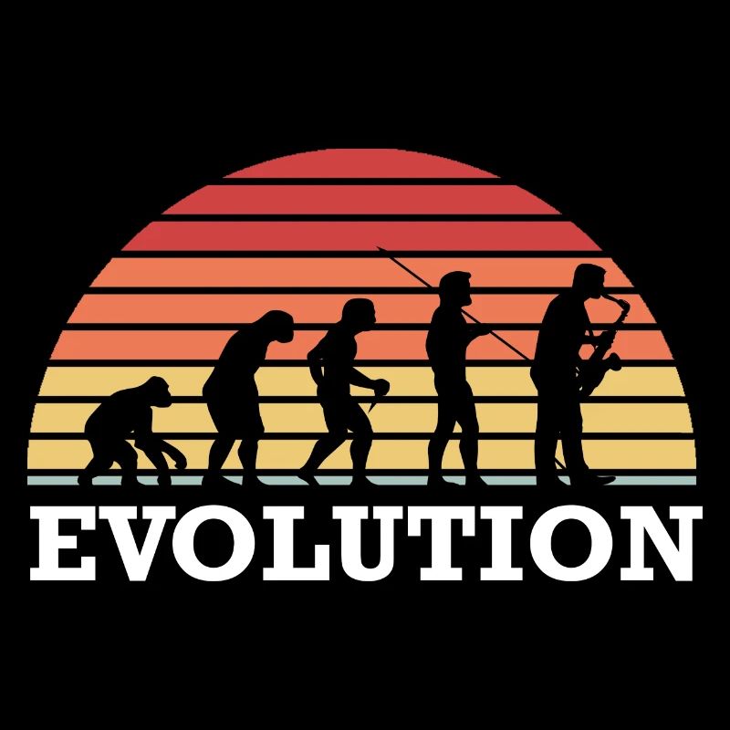 Saxophon Evolution Saxophonist Jazz Musiker