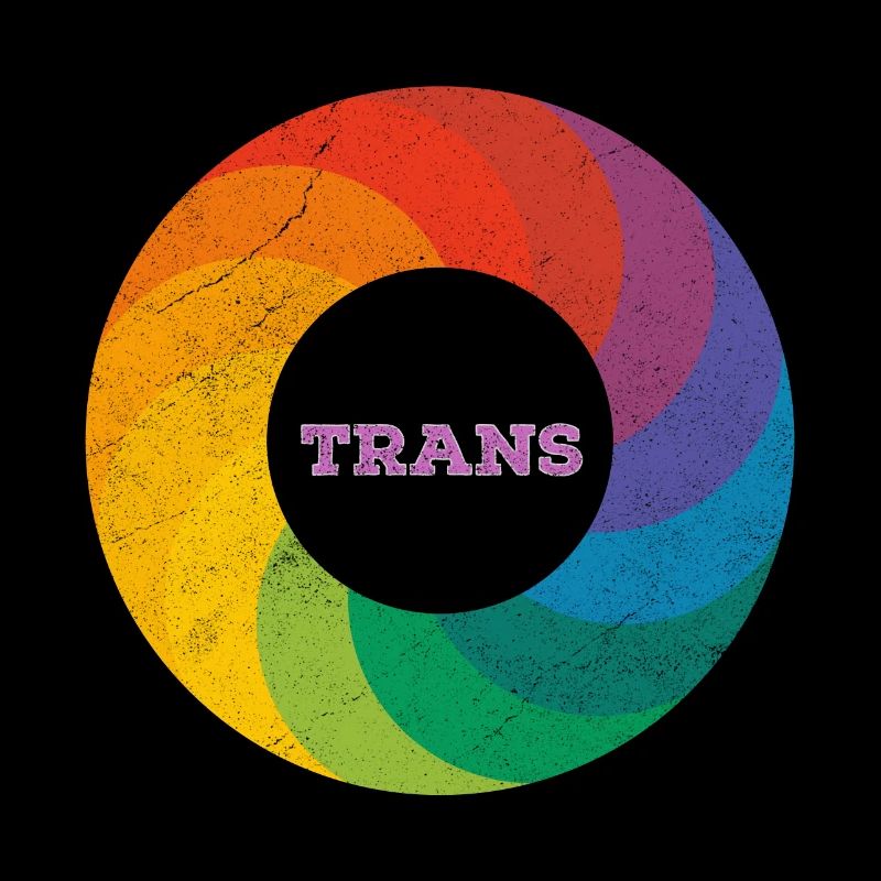 Regenbogen Ring "Trans" Pink