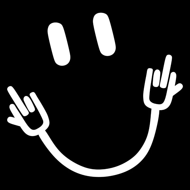Smile Middle Finger