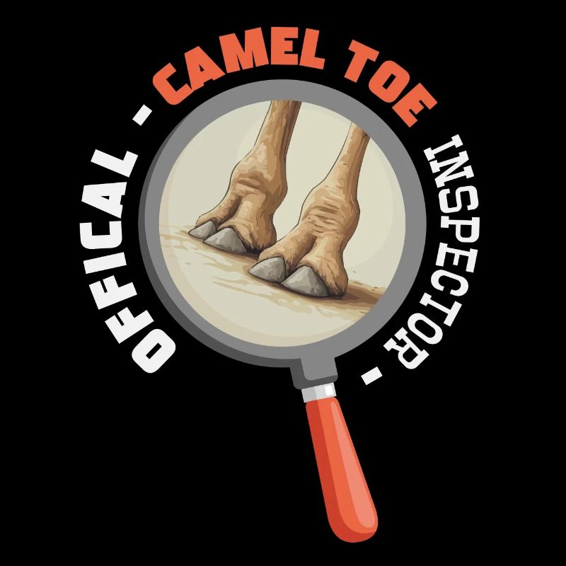 Official Camel Toe Inspector Funny Saying