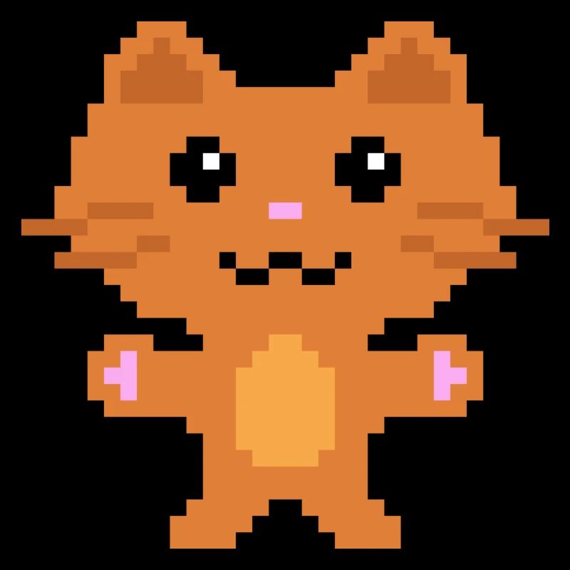 Pixel-Katze