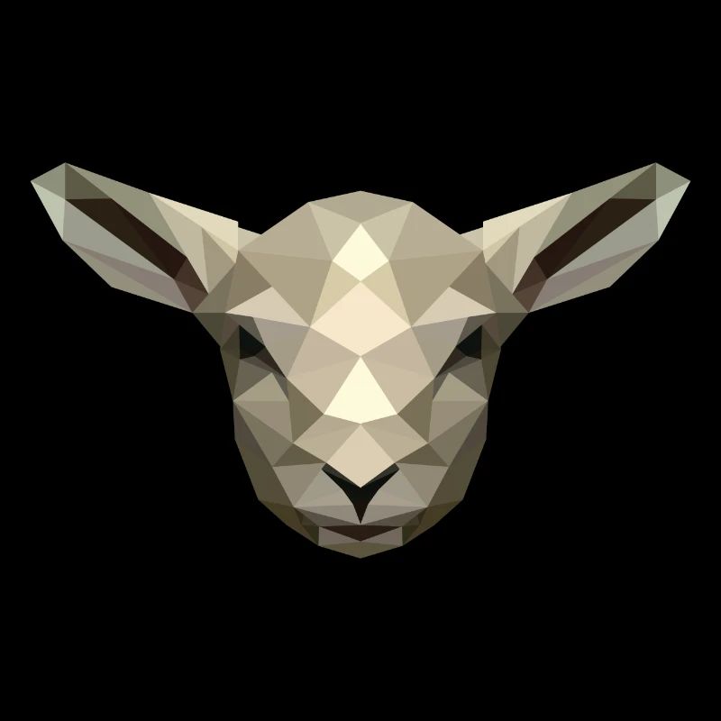 Lamm/Schaf im Poly Design