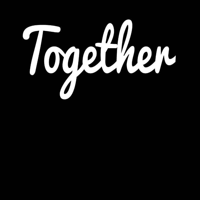 Together forever das perfekte Paar Tshirt white
