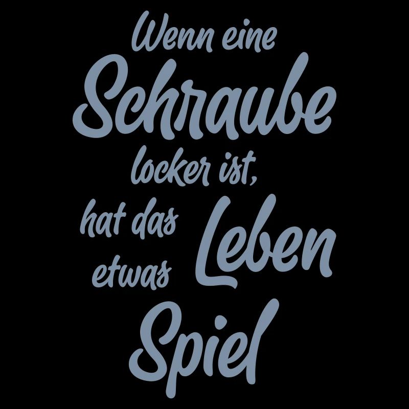 Wenn eine Schraube locker ist, ...