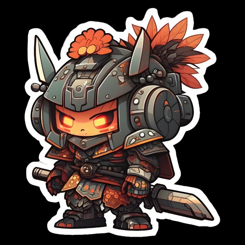 Chibi Samurai Robot