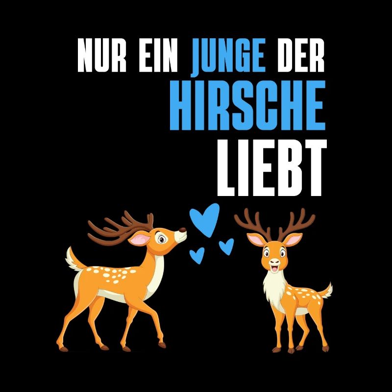 Hirsch Junge Waldbewohner Tier Geschenk Hirsch