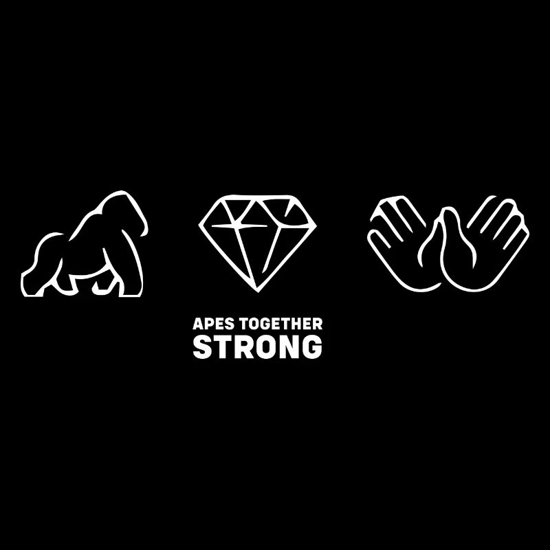 Apes Together Strong Diamonds Hands