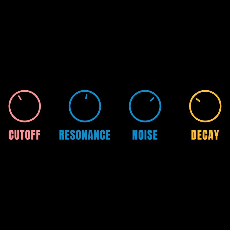 Synthesizer Drehknöpfe