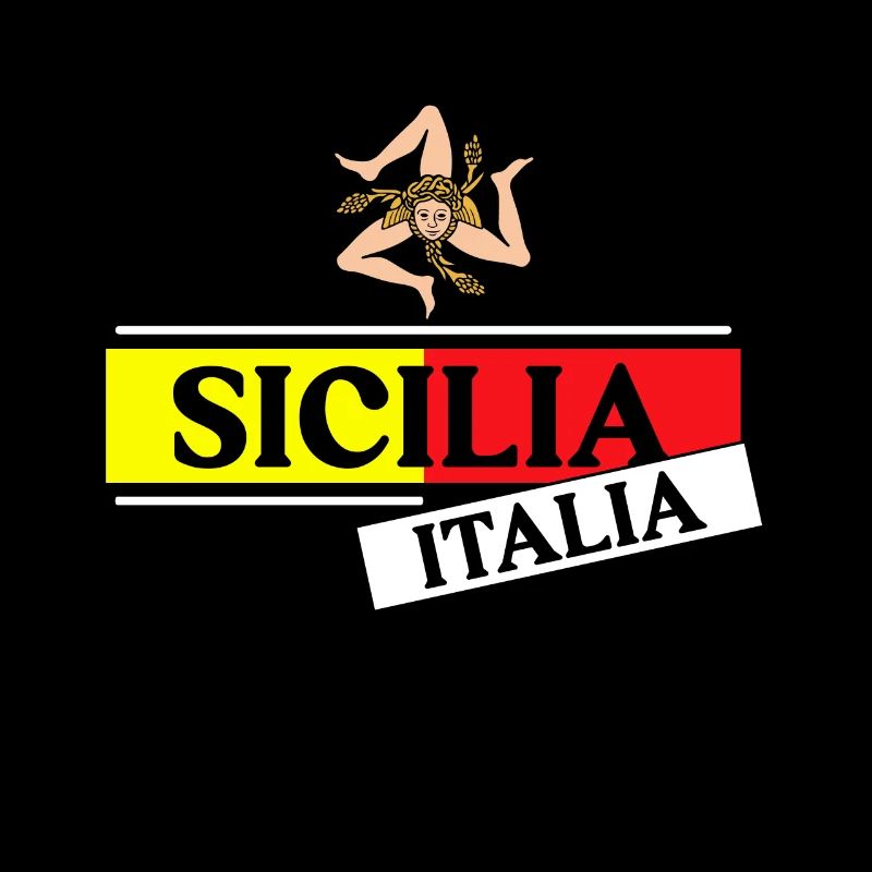 Sicily flag Sicily Palermo Italy
