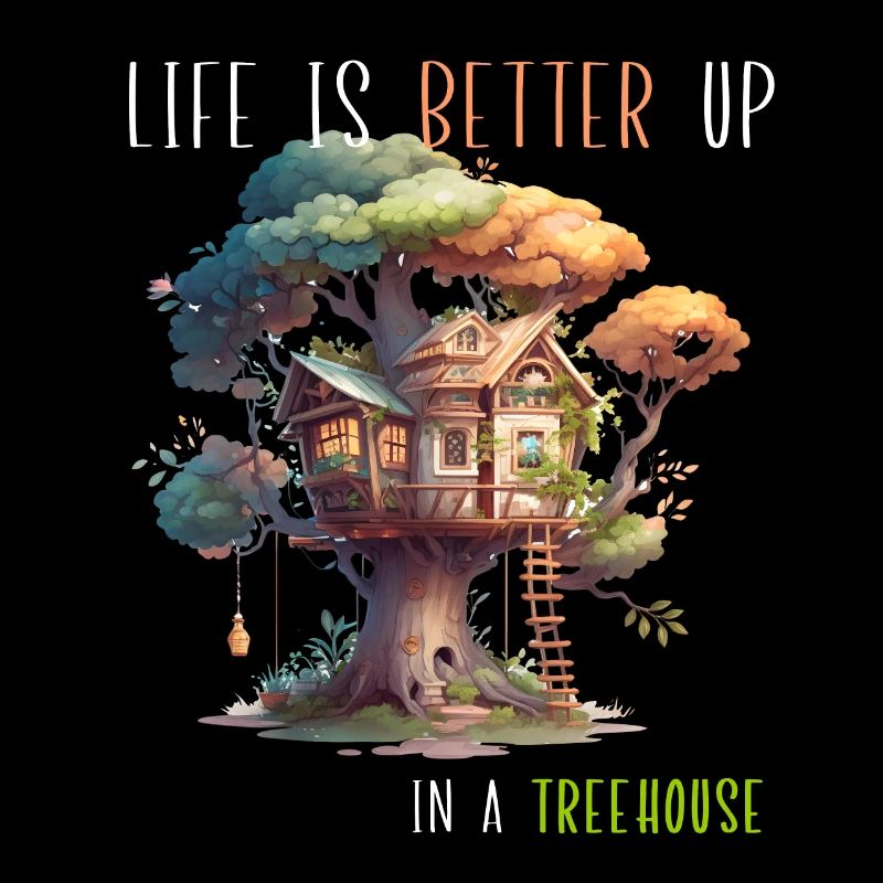 Constructeur de cabanes dans les arbres - La vie est meilleure