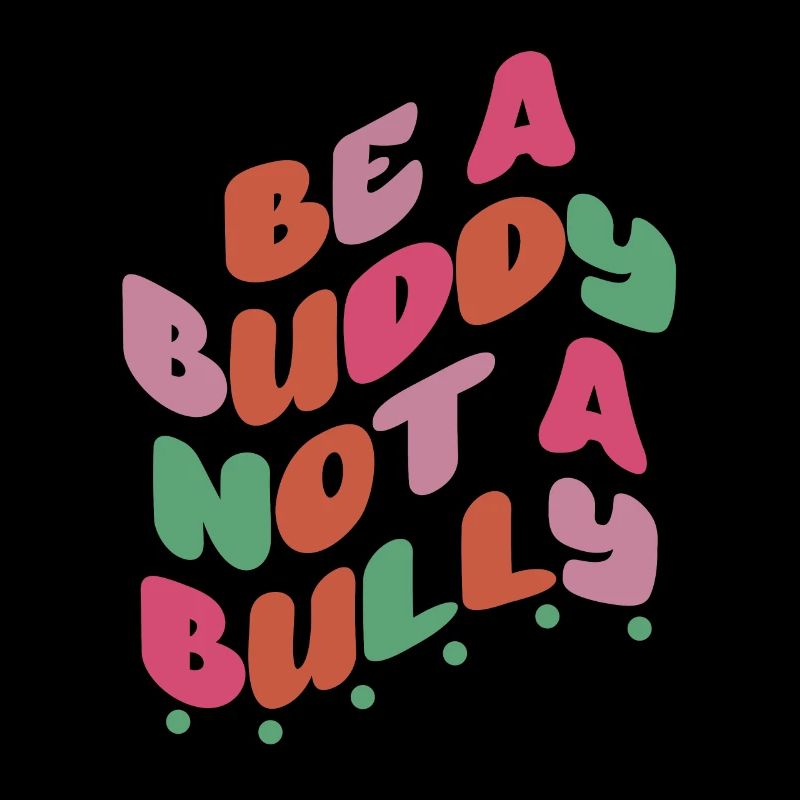 Sei ein Kumpel, kein Mobber Anti-Mobbing