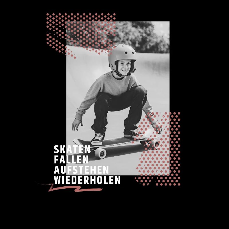 Skateboard Design Perfekt Jungen Geschenkidee