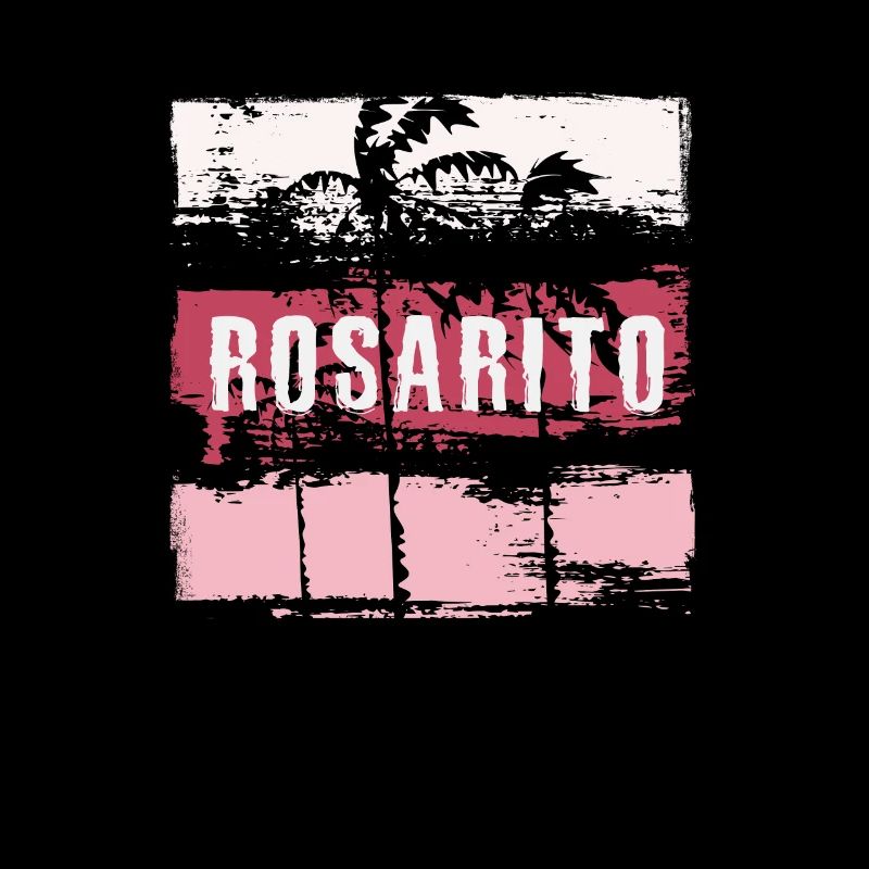 Rosarito Mexico Vacation Souvenir Abstract