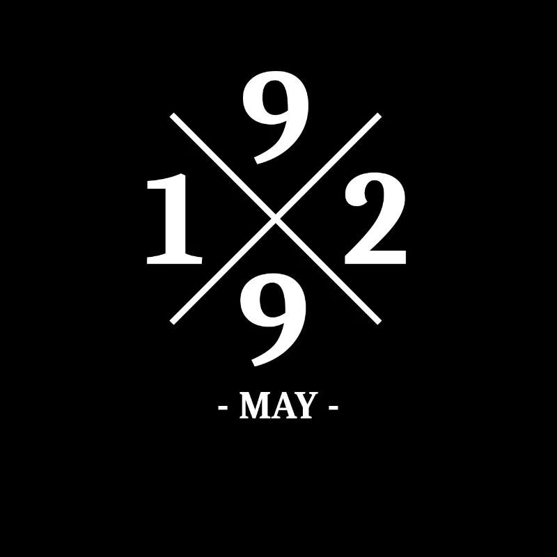 Anniversaire minimal mai 1992 - Simple