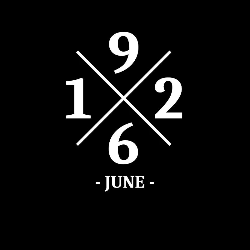 Minimal Birthday June 1962 - Simple