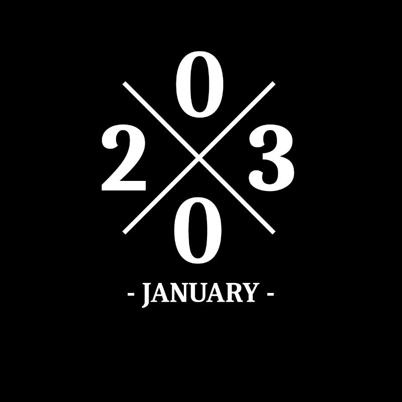 Anniversaire minimal Janvier 2003 - Simple