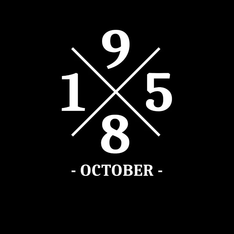 Minimal Geburtstag October 1985 - Simple