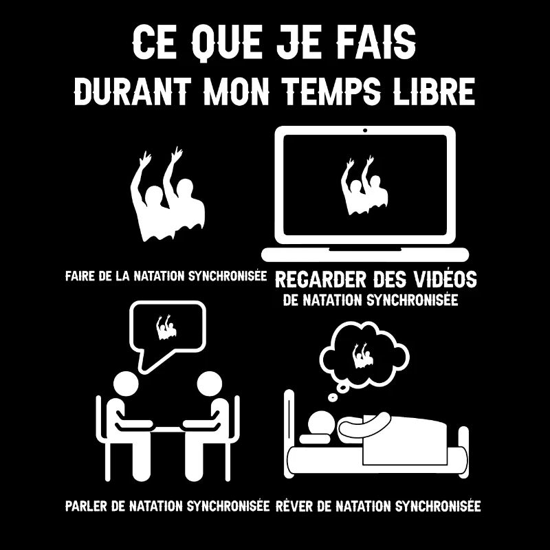 temps libre natation synchronisée humour