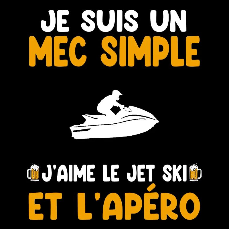 Simple guy jet ski aperitif jetskier humor