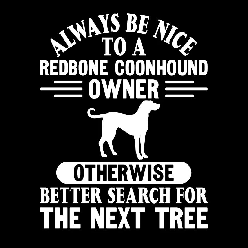 Redbone Coonhound Hund Geschenk