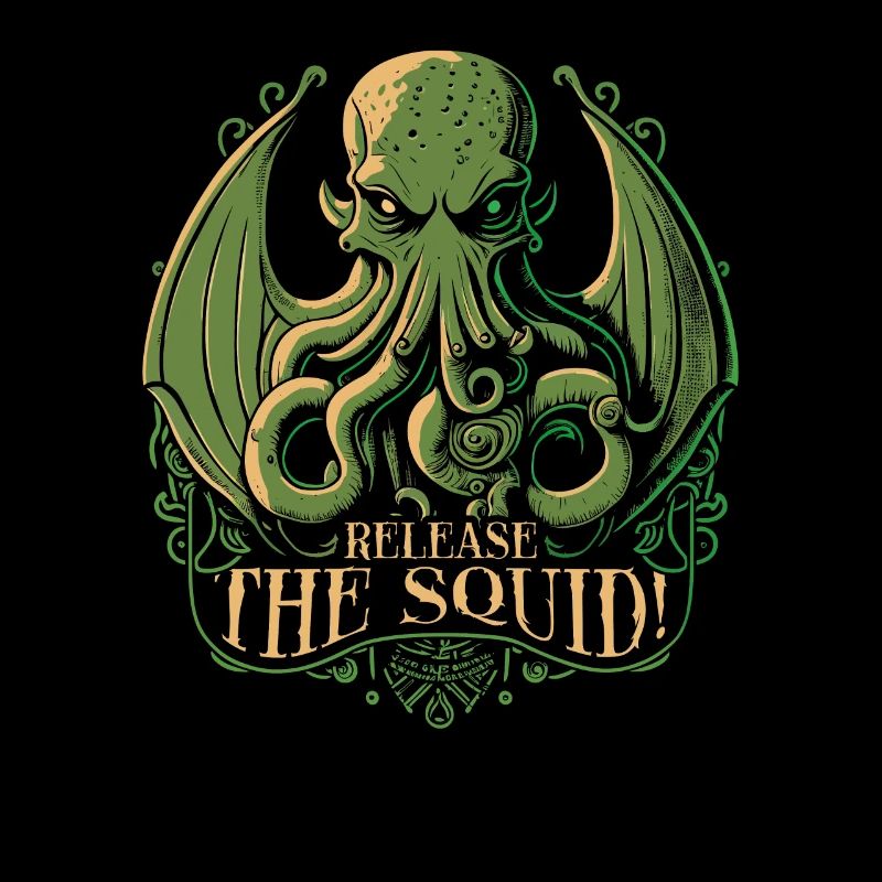 Cthulhu Release The Squid, Cosmic Horror Cthulhu