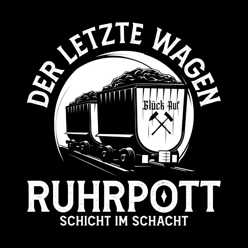 Ruhrpott Bergbau Lore - Der letzte Wagen