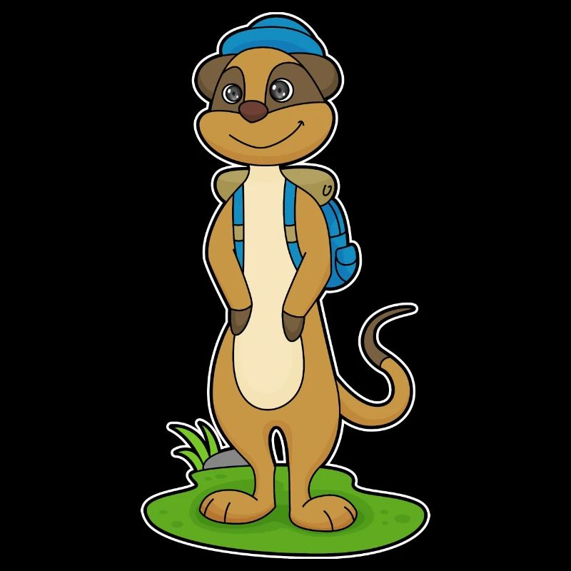 Erdmännchen Abenteuer Rucksack