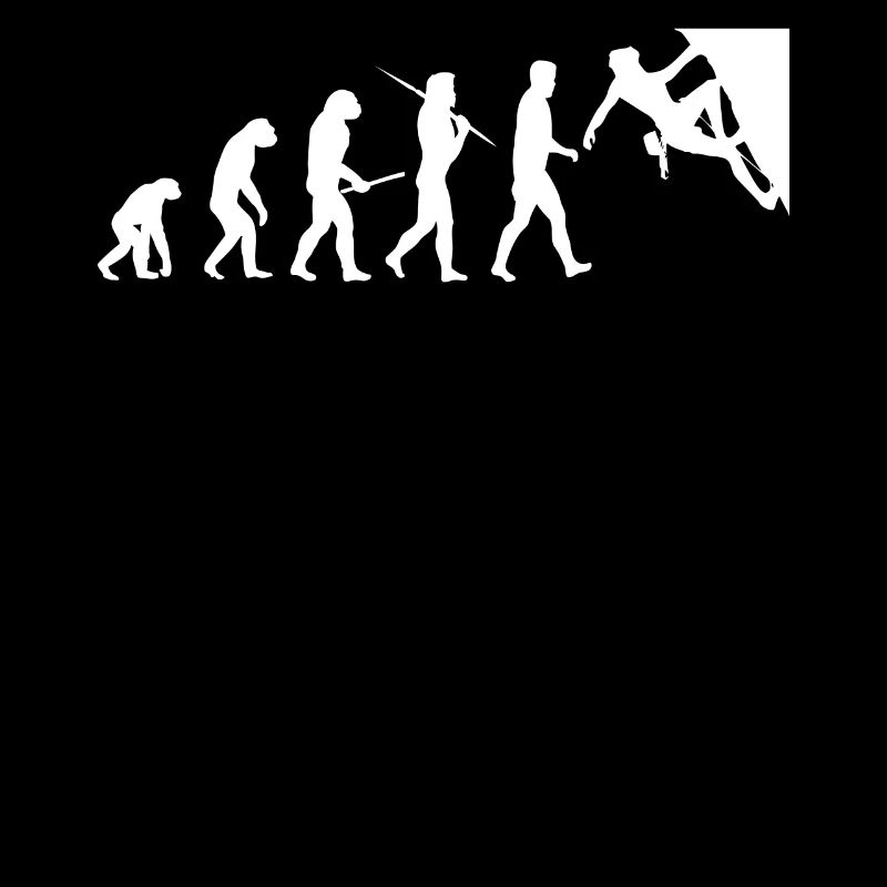 Human Evo Climbing Climber Climbing Gift