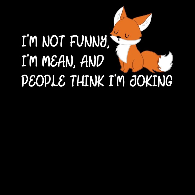 Funny fox t-shirt with sarcasm