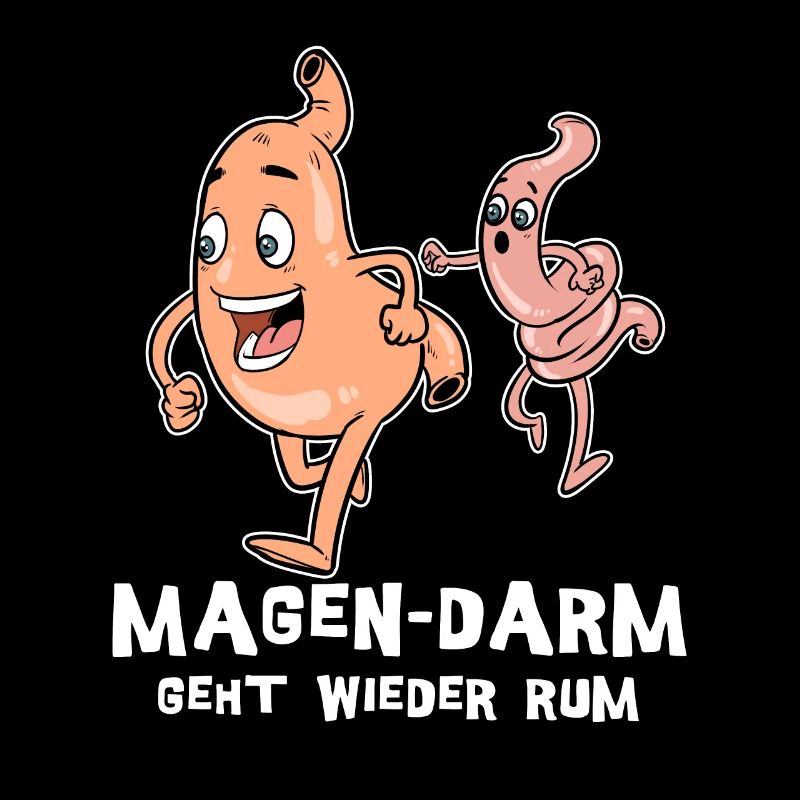 Magen Darm Krankheit Infekt Witzig Geschenk Idee