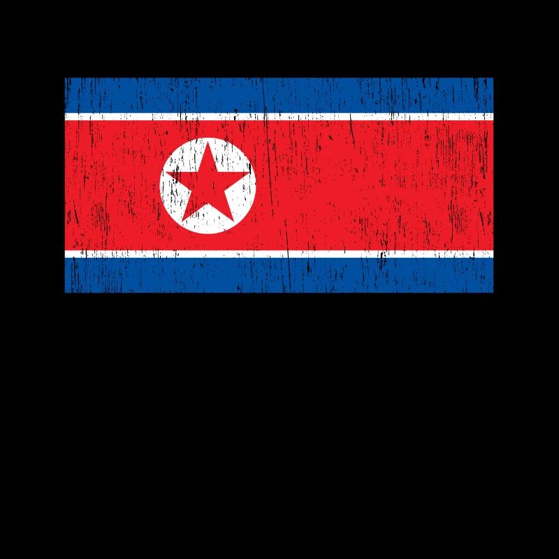 Corée du Nord drapeau de la Corée du Sud bannière Asie