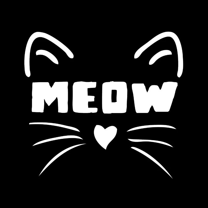 Katze - Katzengesicht Meow