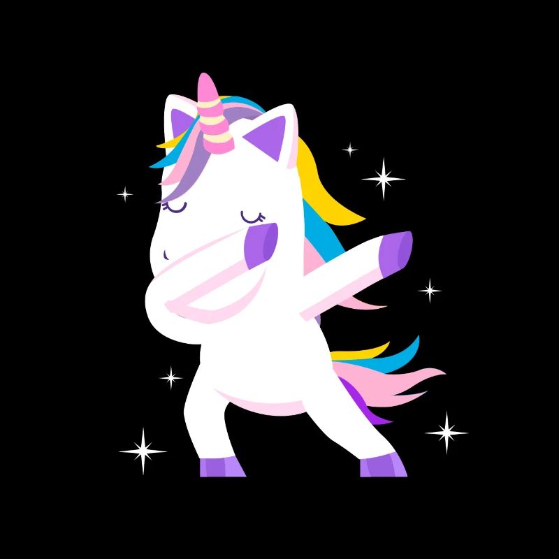 Unicorn dance dabbing gift