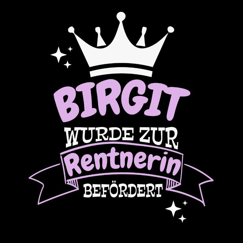 Birgit wurde zur Rentnerin befördert