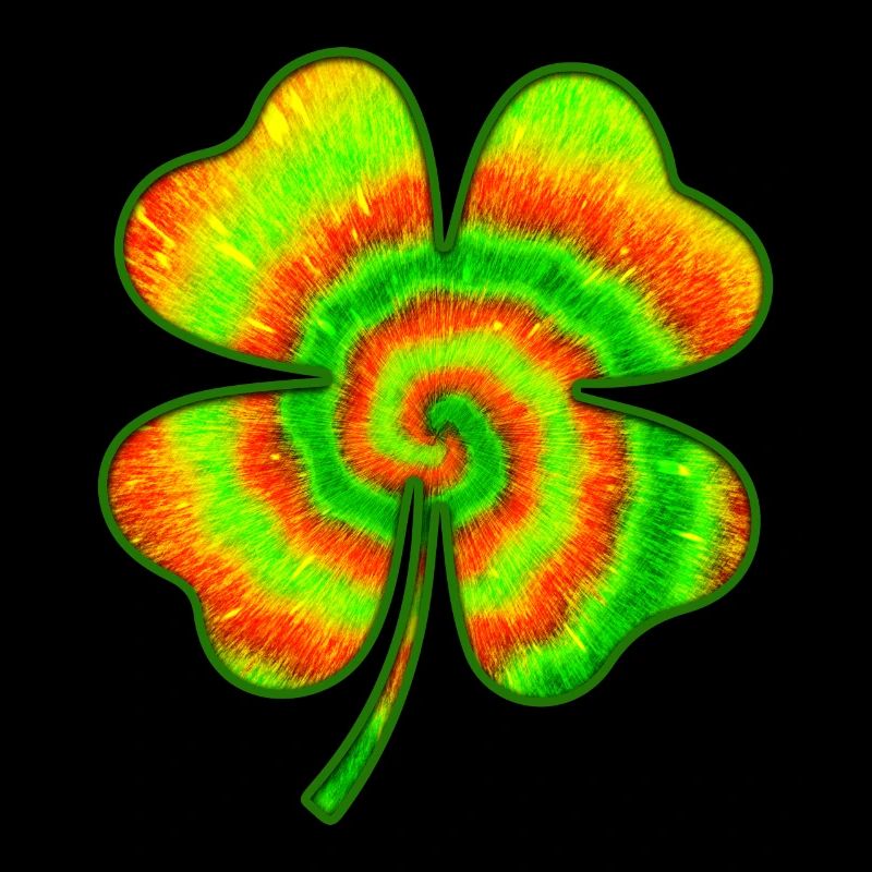 Irish Shamrock Tie Dye Happy St Patrick s Day