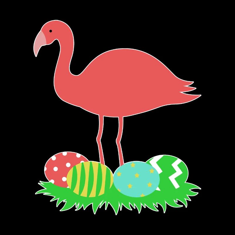 Flamingo Easter Eggs Hunt Happy Eastercatcatspetpe
