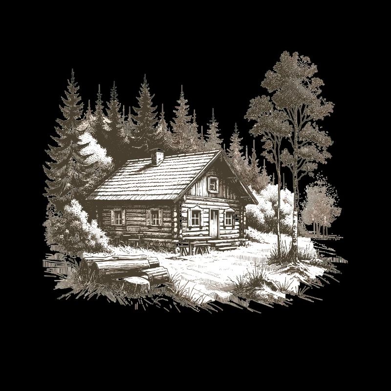 Cabane dans les bois