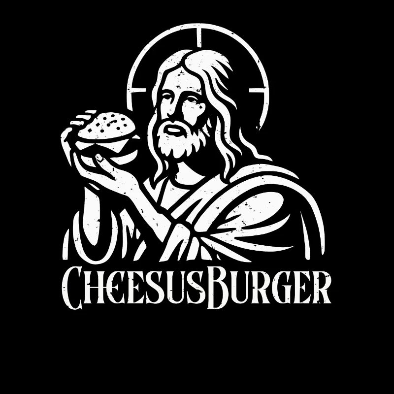 Cheesusburger cheeseburger christian jesus funny