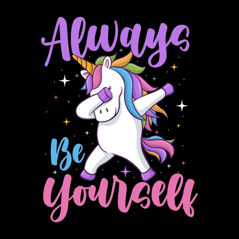 Sei immer du selbst - Mythical Animal Rainbow