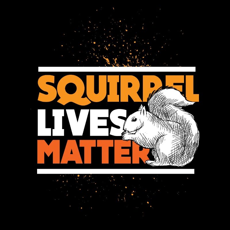 Squirrel nuts forest tree animal gift idea