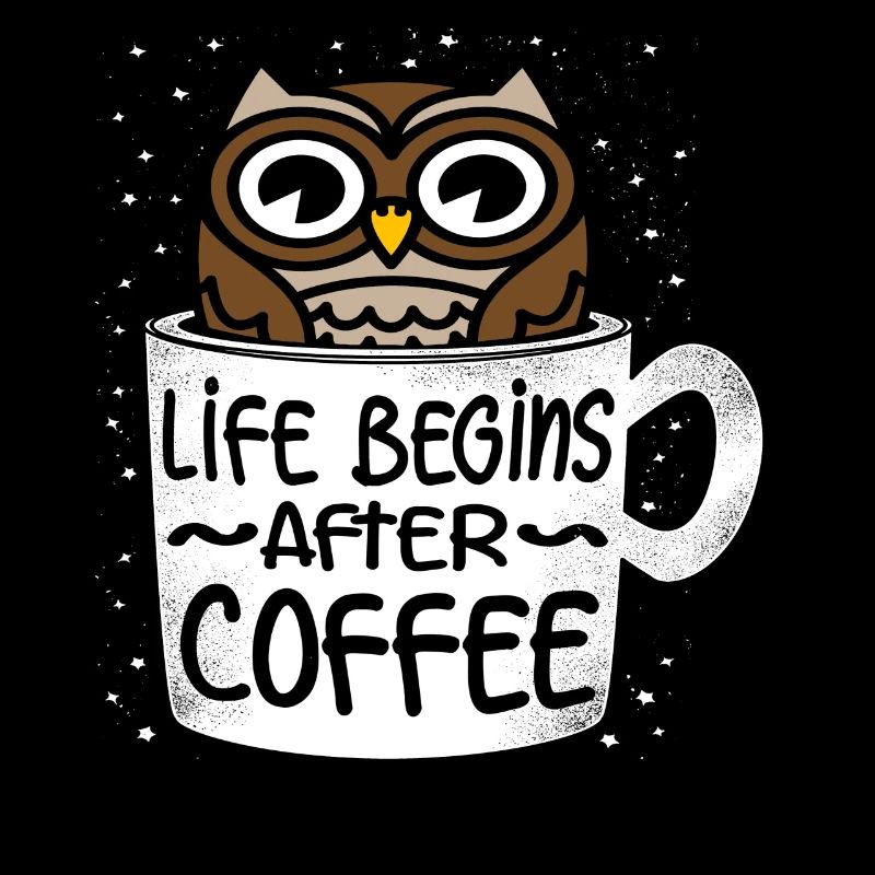 Life begins after coffee gift