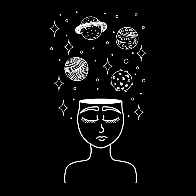 Planet star human art drawing