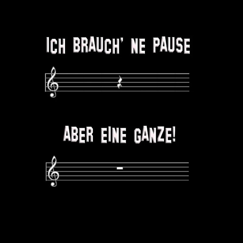 Notes de musique pause signe de pause