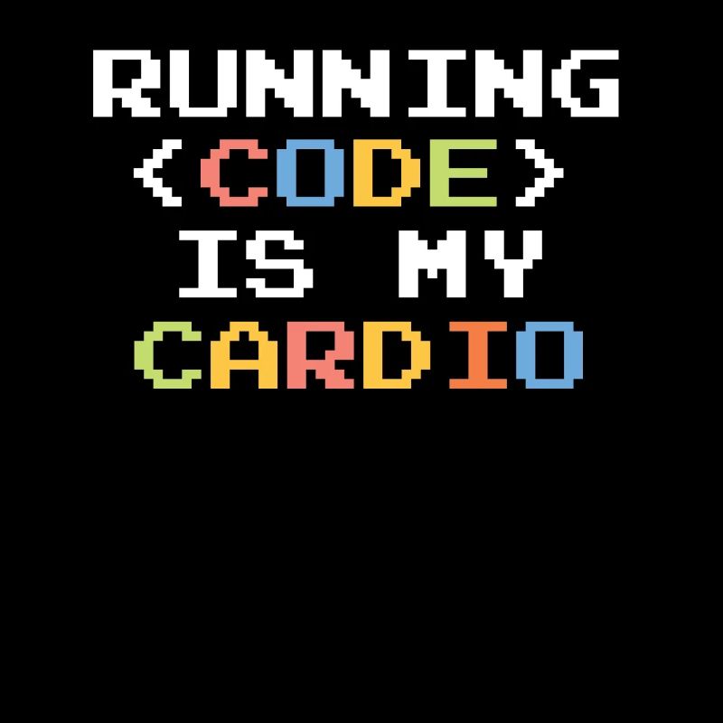 Programmierer Cardio Sport Geschenkidee