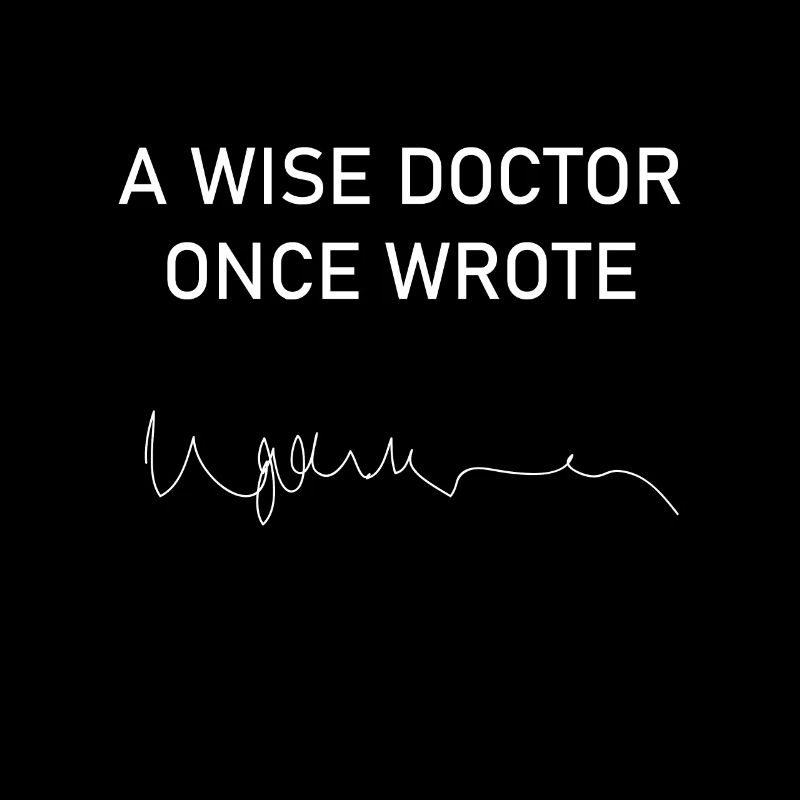 Ein Weiser Arzt Schrieb Einst Arzt Handschrift