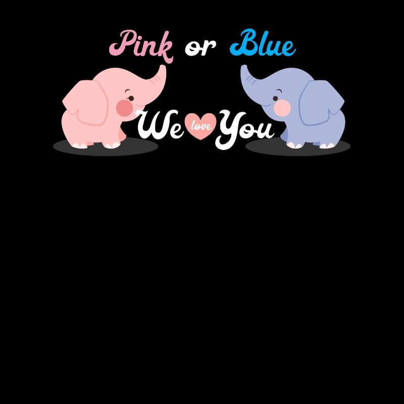 Pink or Blue - Süßes Werdende Eltern Geschenk
