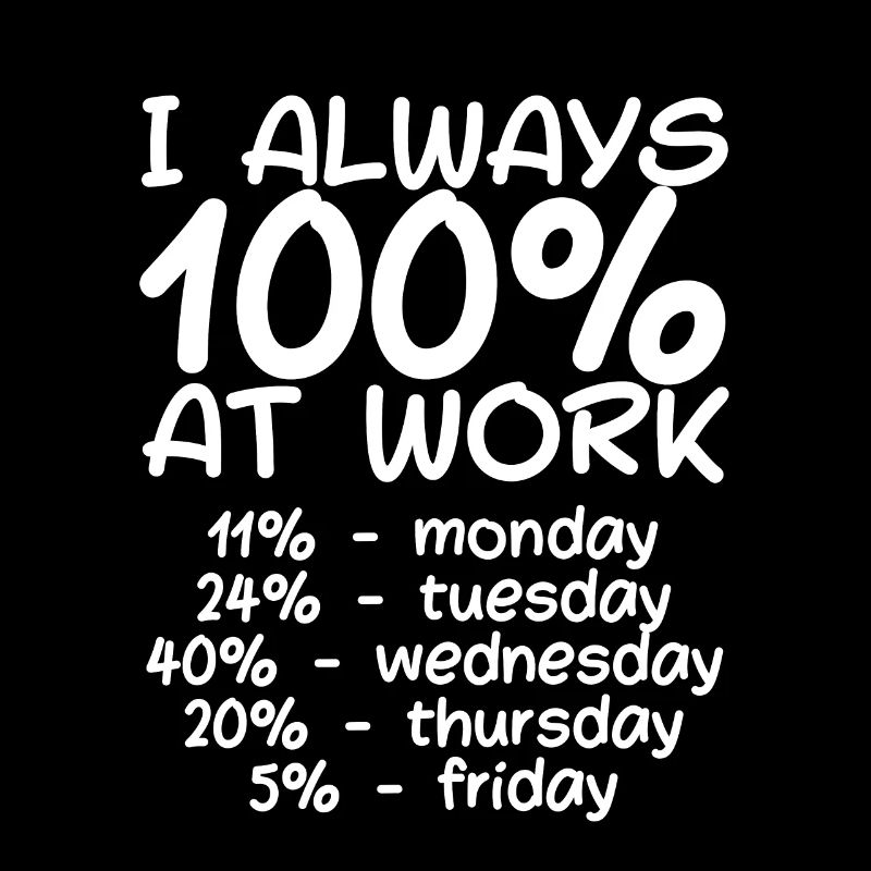 I Always Give 100% At Work 4